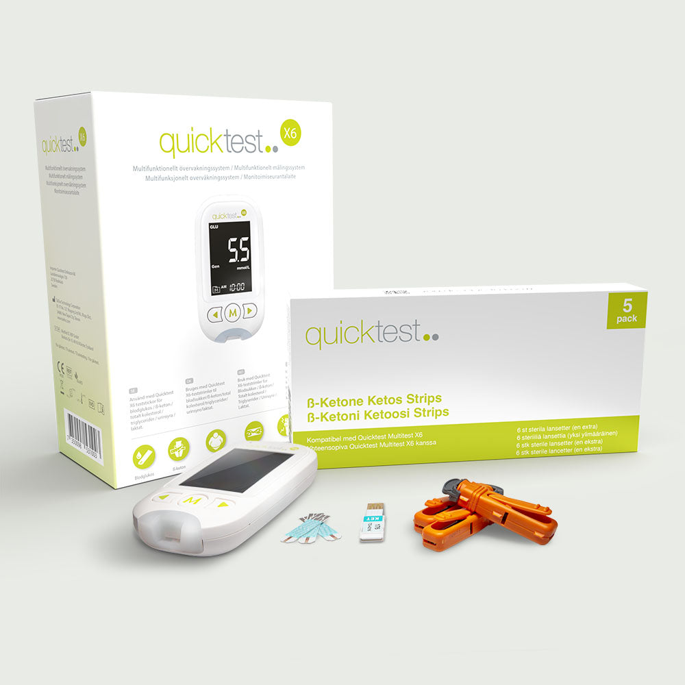 Ketotesti 5 kappaleen pakkaus