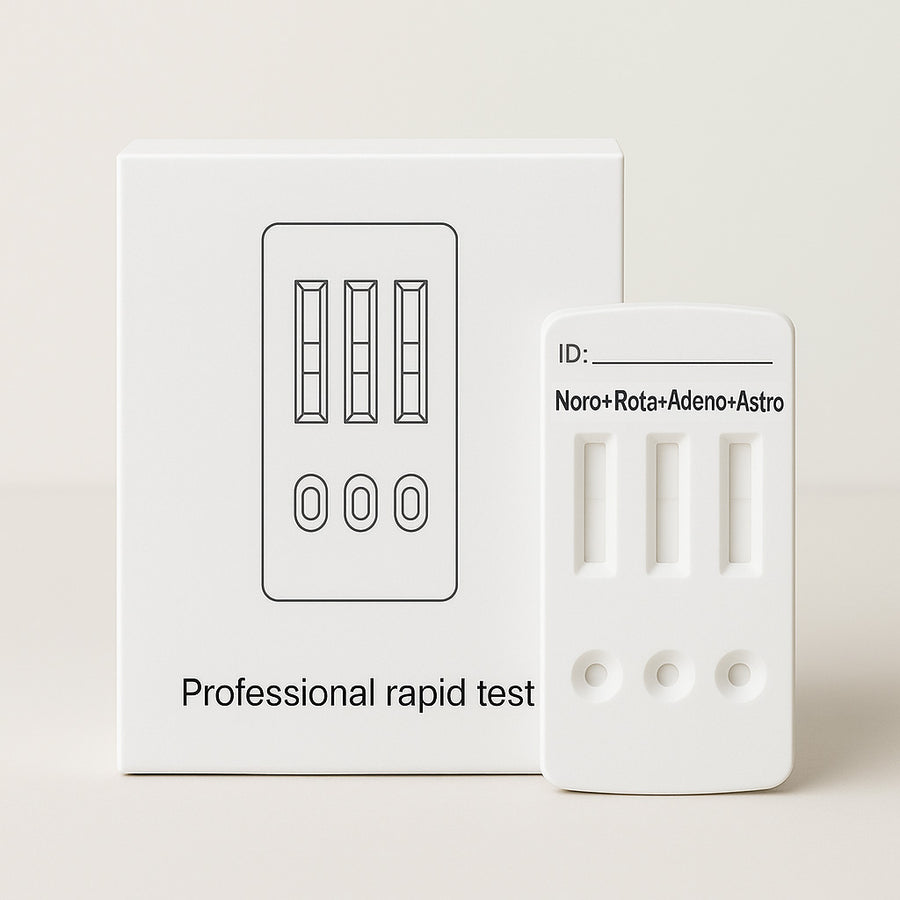 Norovirus + Rotavirus + Adenovirus + Astrovirus yhdistelmätesti 10 kpl – Ammattikäyttöön