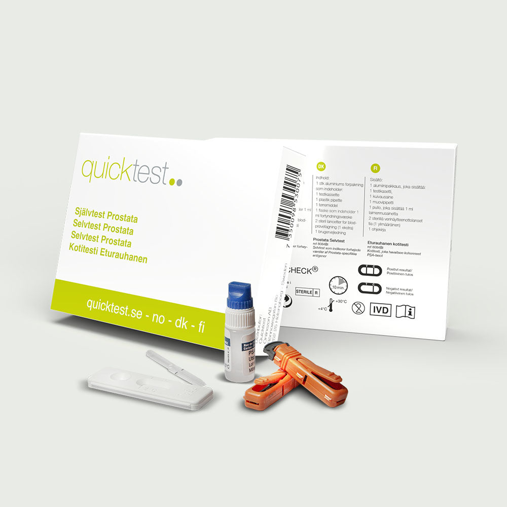 Etuurauhasen testaus